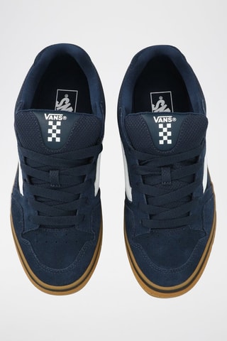 Baskets en nubuck Caldrone - Bleu foncé