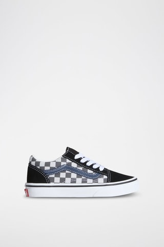 Baskets en cuir Old Skool - Bleu foncé - Vans