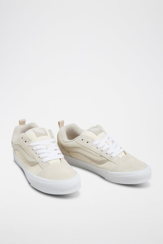 Baskets en cuir Knu Skool - Beige - Vans