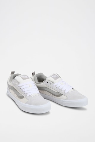 Baskets en cuir Knu Skool - Gris clair - Vans