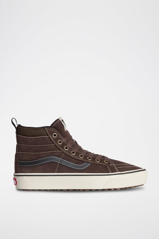 Baskets montantes en nubuck MTE Sk8-Hi Insulated - Marron et noir - Vans