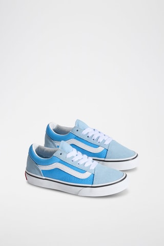 Baskets en cuir Old Skool - Bleu clair - Vans