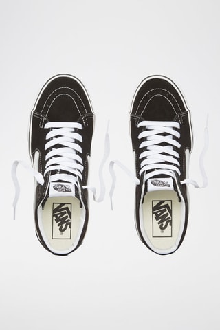 Baskets montantes plateformes en cuir SK8-Hi Platform 2.0 Noir - Vans