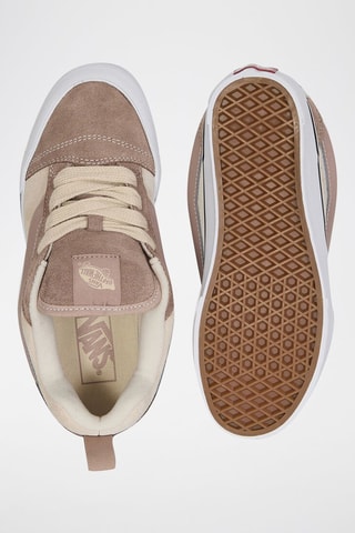 Baskets en nubuck Knu Skool - Taupe