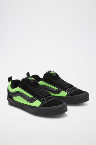 Baskets en nubuck Knu Skool - Noir et vert