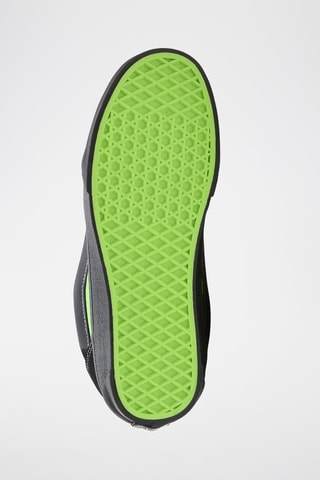 Baskets en nubuck Knu Skool - Noir et vert