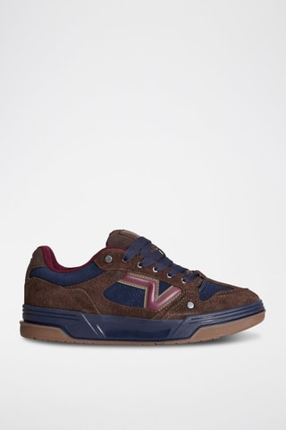 Baskets en cuir Upland - Marron foncé