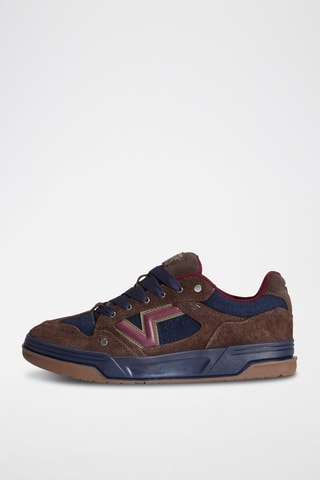 Baskets en cuir Upland - Marron foncé