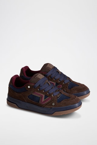 Baskets en cuir Upland - Marron foncé