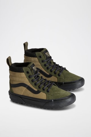 Baskets montants en nubuck SK8-Hi Insulated - Noir