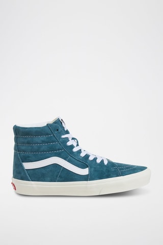 Baskets montantes en nubuck SK8-Hi - Bleu canard - Vans