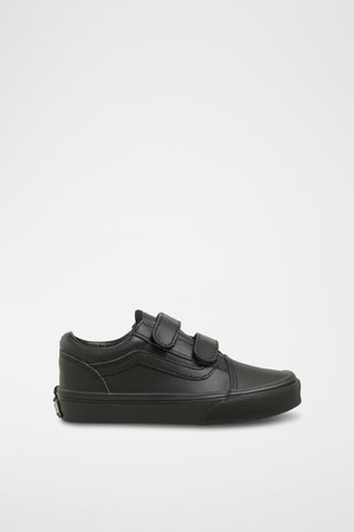 Sneakers en cuir Old Skool V - Noir - Vans