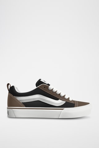 Baskets en cuir Knu Skool - Noir et marron