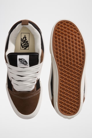 Baskets en cuir Knu Skool - Noir et marron