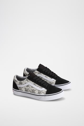Baskets en cuir Old Skool - Noir