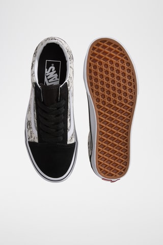 Baskets en cuir Old Skool - Noir