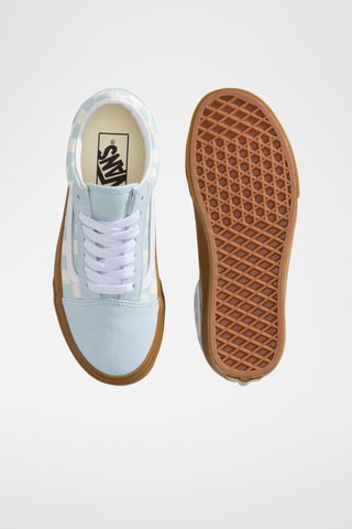 Baskets en cuir Old Skool - Ciel