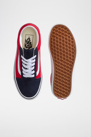 Baskets en nubuck Old Skool - Bleu foncé