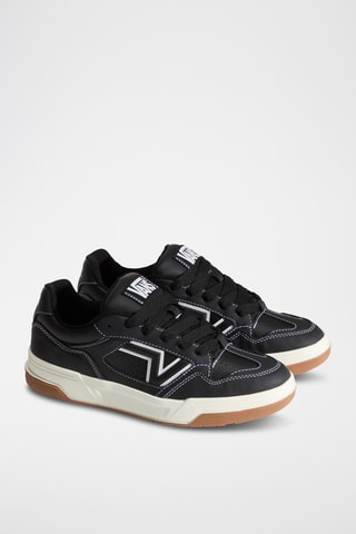 Baskets en cuir Upland - Noir