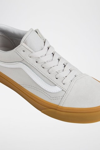Baskets en cuir Old skool - Gris clair - Vans