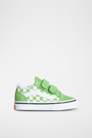 Baskets en nubuck Old Skool V - Vert et blanc