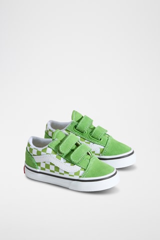 Baskets en nubuck Old Skool V - Vert et blanc