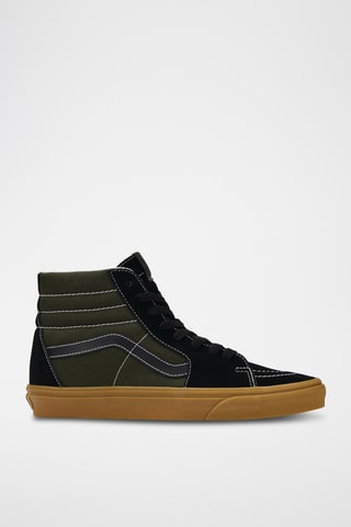 Baskets montantes en nubuck SK8-Hi - Noir et gris foncé