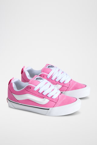 Baskets en nubuck Knu Skool - Rose