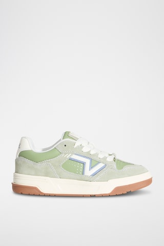 Baskets en nubuck Upland - Vert d’eau