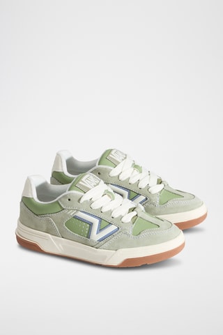 Baskets en nubuck Upland - Vert d’eau