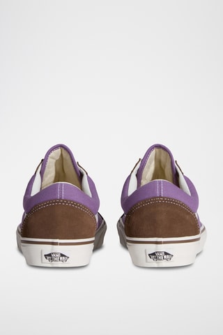 Baskets en nubuck Old Skool - Violet et marron