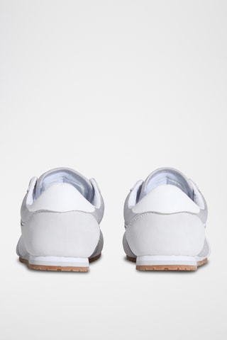 Baskets en nubuck Super Lowpro - Gris clair