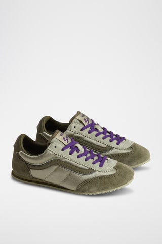 Baskets en nubuck Super Lowpro - Vert foncé