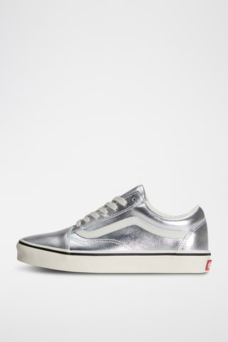 Baskets en cuir Old Skool - Argenté