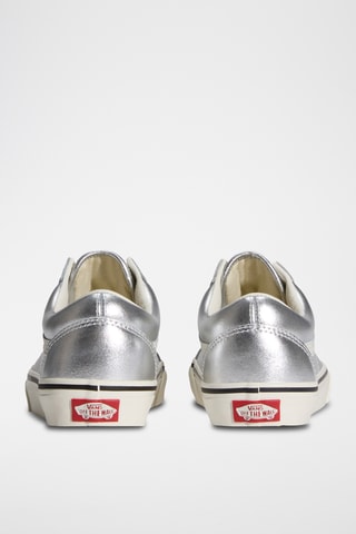 Baskets en cuir Old Skool - Argenté