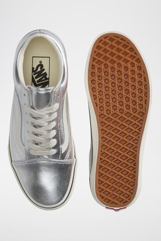 Baskets en cuir Old Skool - Argenté