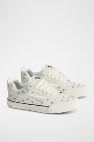 Baskets en nubuck Knu Skool - Blanc