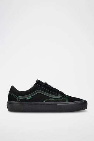 Baskets en nubuck Skate Old Skool - Noir et vert