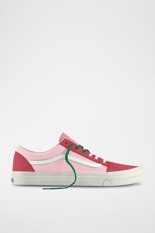 Baskets en cuir Old Skool - Rouge