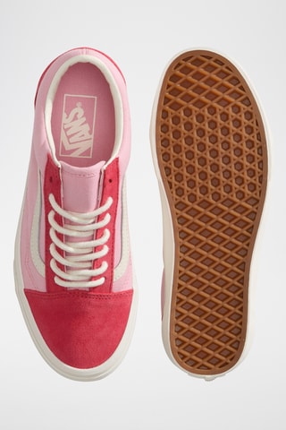 Baskets en cuir Old Skool - Rouge