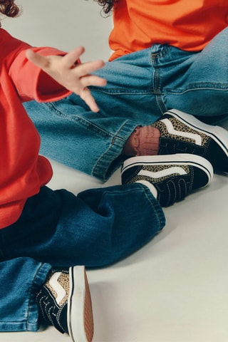 Baskets en cuir Old Skool V - Noir
