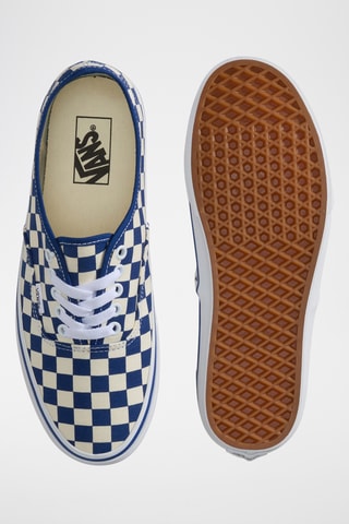 Baskets Authentic - Blanc et bleu électrique