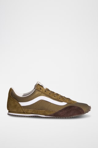 Baskets en cuir LX SLP Trainer - Vert olive