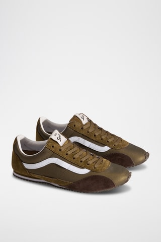 Baskets en cuir LX SLP Trainer - Vert olive