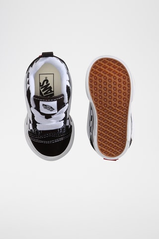 Baskets en nubuck Knu Skool - Noir et blanc