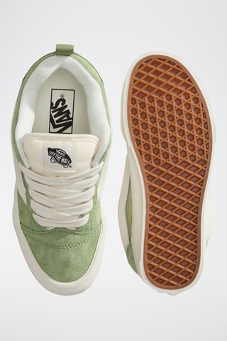 Baskets en cuir Knu Skool - Vert olive