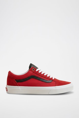 Baskets en cuir Old Skool - Rouge