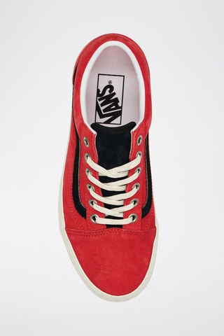 Baskets en cuir Old Skool - Rouge