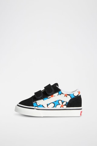 Baskets en nubuck Old Skool V - Bleu et noir