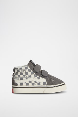 Baskets montantes en cuir SK8-Mid Reissue V - Gris foncé